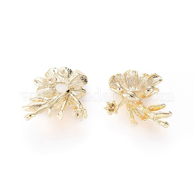 Сеттинги латунь горный хрусталь KK-G151-54G-1