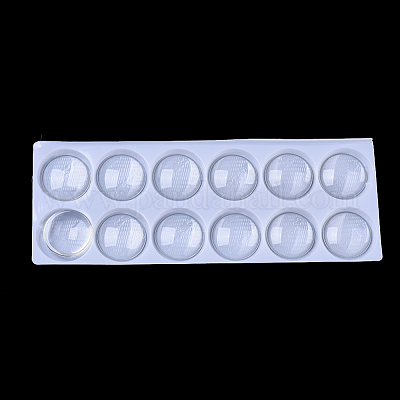 Прозрачные стеклянные кабошоны GGLA-R026-48mm-B-1