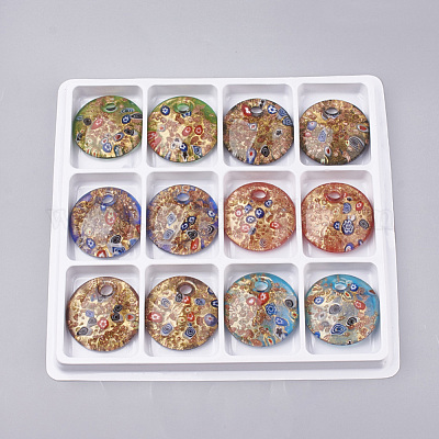 Ручной работы подвески золотые бусины песка LAMP-S189-12-B-1