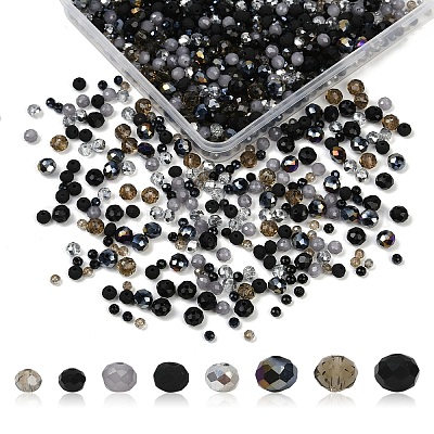 1050шт 10 вида стеклянных бусин GLAA-YW0004-19A-1