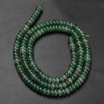 Естественно авантюрин бисер пряди G-L635-A03-4x2mm-04-1