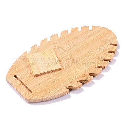 Espositore per collane in bambù, espositore per gioielli, verticale, 12 slot, bianco, espositore per catene in bambù, per esposizio | Leroy Merlin