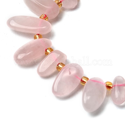 Природного розового кварца нитей бисера G-Z091-A01-1