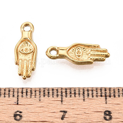 Подвески в виде руки с глазом в виде хамсы из нержавеющей стали 304 STAS-T072-47G-1