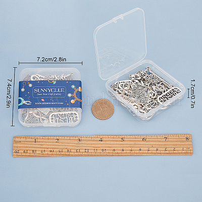 Соединители из цинкового сплава в тибетском стиле PALLOY-SC0003-03AS-1