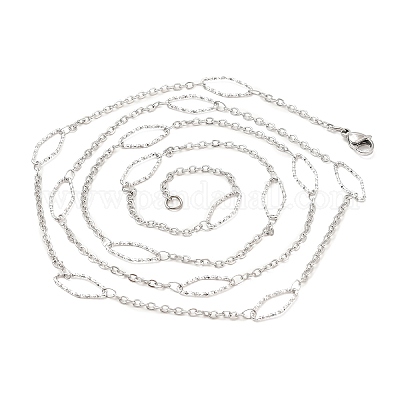 Не тускнеющие ожерелья из нержавеющей стали 304 STAS-D084-28P-1