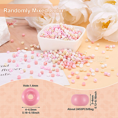 Непрозрачные стеклянные круглые бусины GLAA-TAC0025-07B-06-1