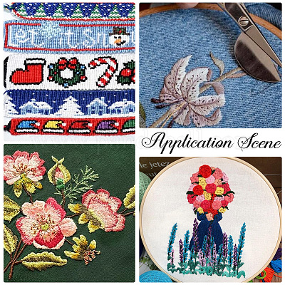 10 шт. нитки швейные полиэстеровые 10-х цветов SENE-CY0001-05E-1