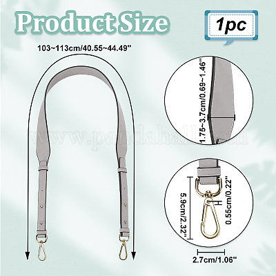 Регулируемые ручки для сумок из воловьей кожи FIND-WH0290-05G-02-1