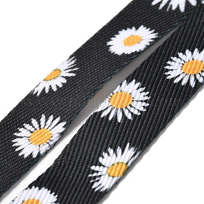 Ремешок на шею из полиэстера с пластиковыми прямоугольными держателями для визитных карточек AJEW-XCP0002-33-1