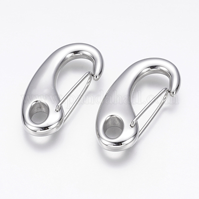 Фурнитура для брелока-застежки-кнопки из нержавеющей стали 304 STAS-G143-11F-1