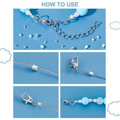 Crimp Beads for Jewelry Making Bead Stopper Crimping Beads for