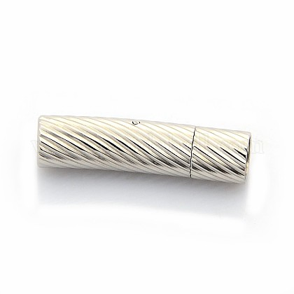Spalte 304 Edelstahl-Bajonett-Halskette Spangen STAS-O035-6mm-03-1