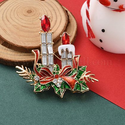 Spilla smaltata per natale - Italia