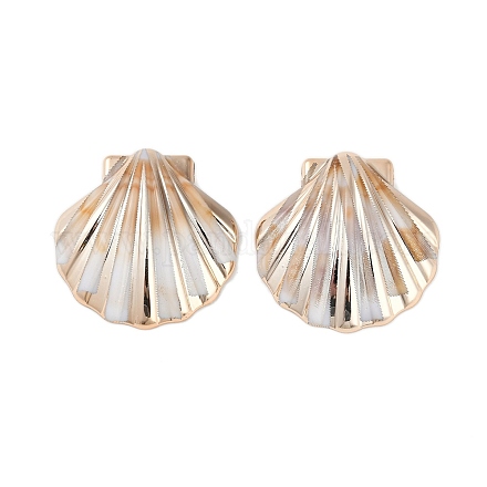 Акриловые подвески с имитацией ракушек OACR-F012-04-1