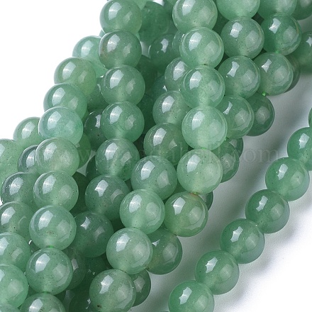 Natural Green Aventurine Beads Strands GSR024-1