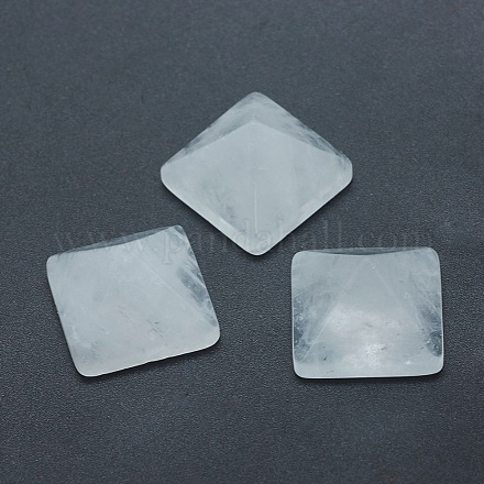 Cabochons en cristal de quartz naturel G-G759-Y13-1