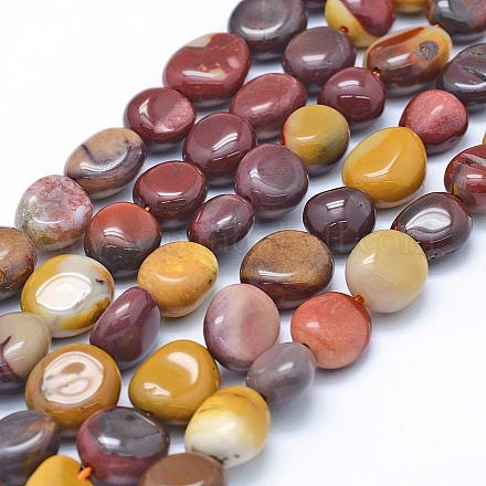 Chapelets de perles en mokaite naturel G-K230-06-1