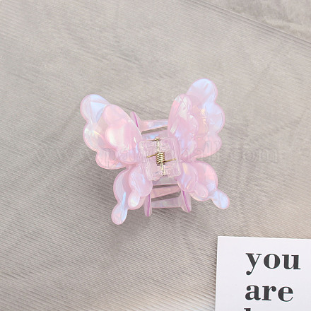 Butterfly Acrylic Claw Hair Clips PW-WG49228-03-1