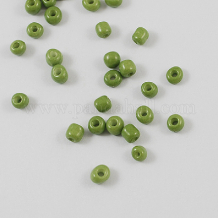 Baking Paint Glass Seed Beads SEED-S002-K9-1