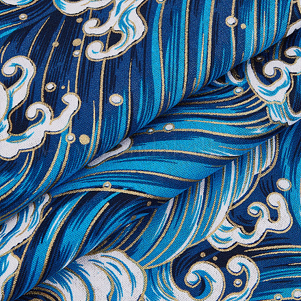 Хлопчатобумажная ткань в японском стиле DIY-WH0589-004B-03-1