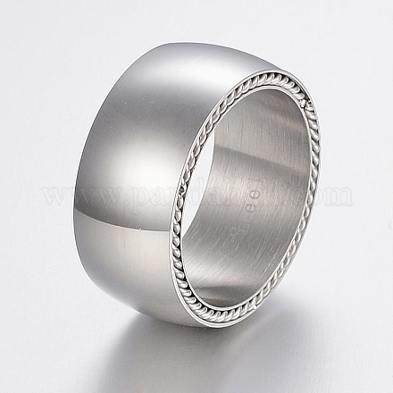 304 из нержавеющей стали шириной полосы кольца RJEW-K222-07P-17mm-1
