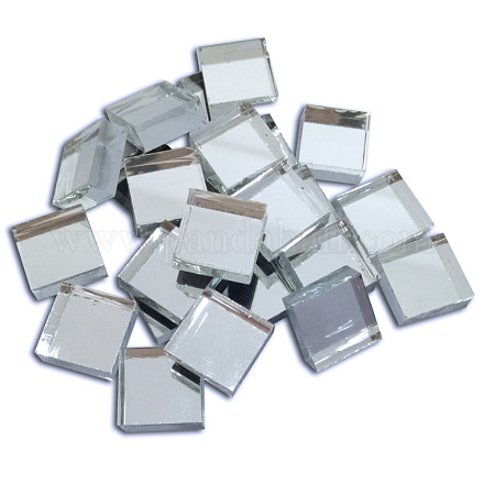 Зеркальная стеклянная мозаика&nbsp;GLAA-WH0015-60A-1