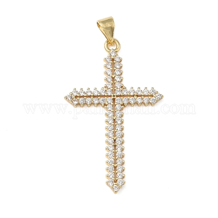 Латунные микро проложить кубического циркония подвески KK-L243-25G-1