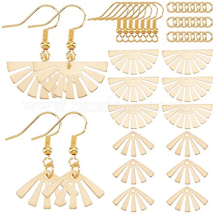 Набор для самостоятельного изготовления висячих сережек-вееров DIY-SC0019-26-1