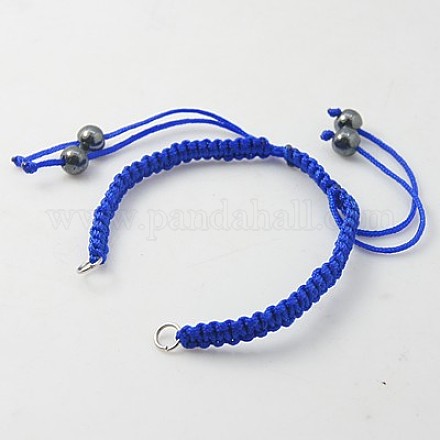 Braided Nylon Bracelet Making AJEW-JB00001-13-1