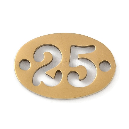 Подвески с плоским круглым коннектором из нержавеющей стали 304 X-STAS-L279-021G-1