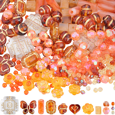 Набор акриловых бусин DIY-SC0026-26-1