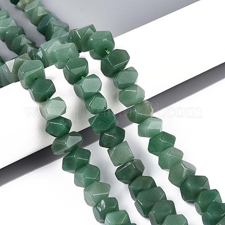 Естественный зеленый авантюрин бисер нитей G-D091-A28-1