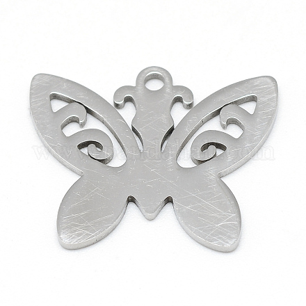 304 Stainless Steel Stamping Blank Tag Pendants STAS-T008-008-1