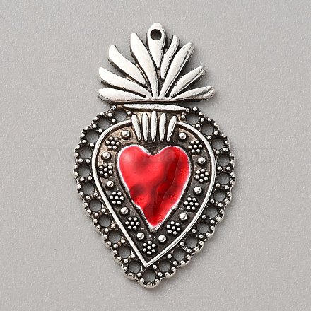 Подвески из эмали и сплава ENAM-WH0061-48B-01AS-1