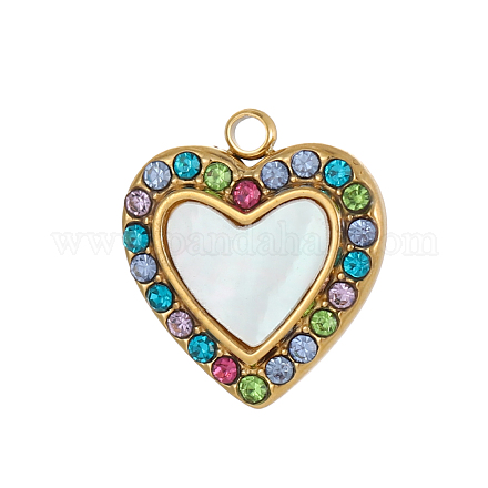 Подвески в виде ракушек из нержавеющей стали 304 STAS-OY004-93G-1