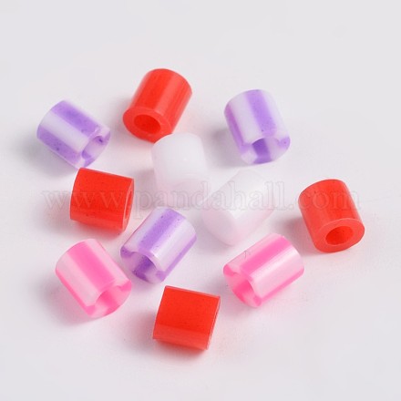 Style mixte perles à repasser en tubes pe diy recharges DIY-X0251-03-1