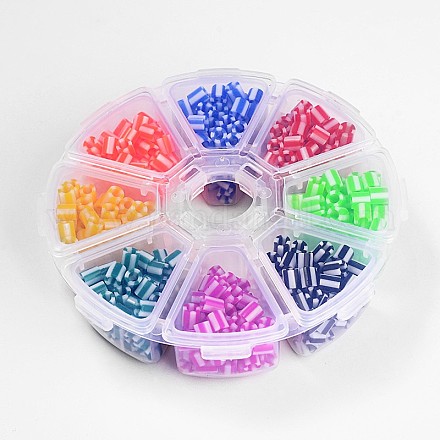8 couleur pe bricolage perles à repasser fondantes recharges DIY-X0238-B-1