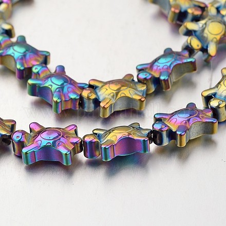 Гальванизировать немагнитных синтетический гематит нитей бисера G-F300-52A-02-1