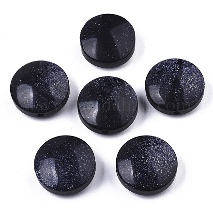 Synthetic Blue Goldstone Beads G-N0326-016-1