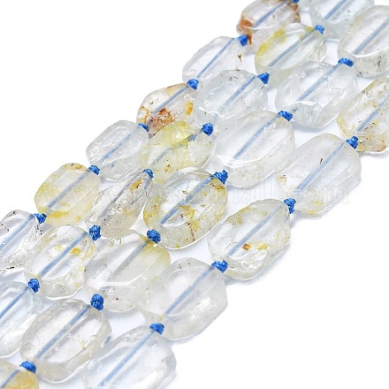 Brins de perles de topaze naturelle G-K245-L02-01-1