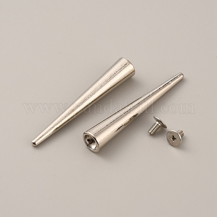 Панк-сплав заклепки шпильки пирамидальные шипы&nbsp;LS-FIND-WH0120-31B-1