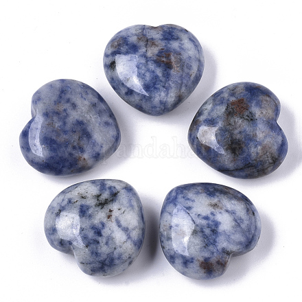 Натуральные целебные камни яшмы с голубым пятном G-R418-25-1-1