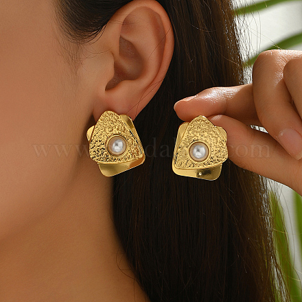 Минималистичные серьги-гвоздики из нержавеющей стали AU5981-6-1