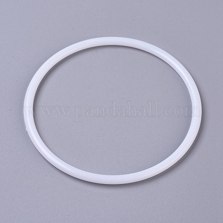 Hoops Macrame Ring DIY-WH0157-47C-1