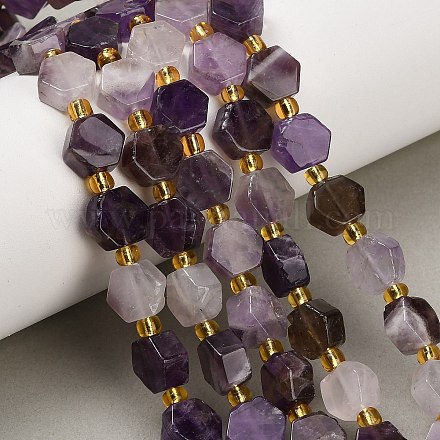 Natürlichen Amethyst Perlen Stränge&nbsp;G-F833-B08-01-1