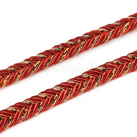 Braided Cloth Threads Cords for Bracelet Making OCOR-L015-06-1