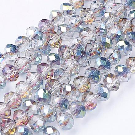 Perles en verre electroplate X-EGLA-R035-6mm-06-1