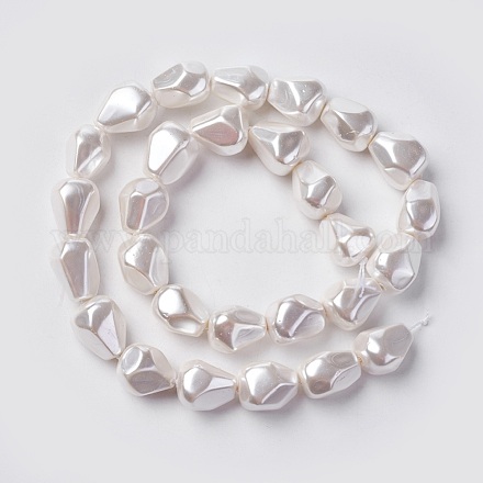 Chapelets de perles de coquille BSHE-O018-05-1