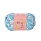 Super Soft Polyester Yarn, For Hand Knitting Thick Thread, Sky Blue, 23mm